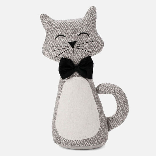 Light Grey Cat Door Stopper