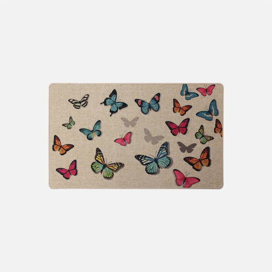 Poly Mat Multicolour Butterflies